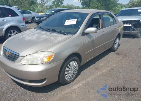 2006 Toyota Corolla Le из США, поврежденный, VIN 2T1BR32E76C636518